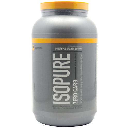 (image for) Zero Carb Isopure Pineapple Orange Banana 3 lbs